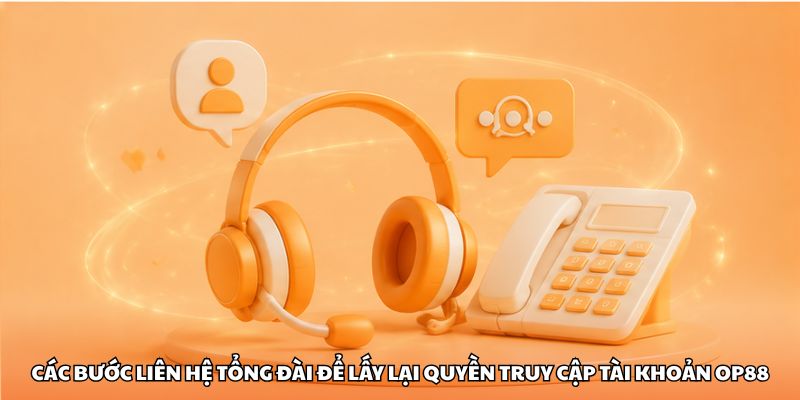 Các bước liên hệ tổng đài để lấy lại quyền truy cập tài khoản OP88