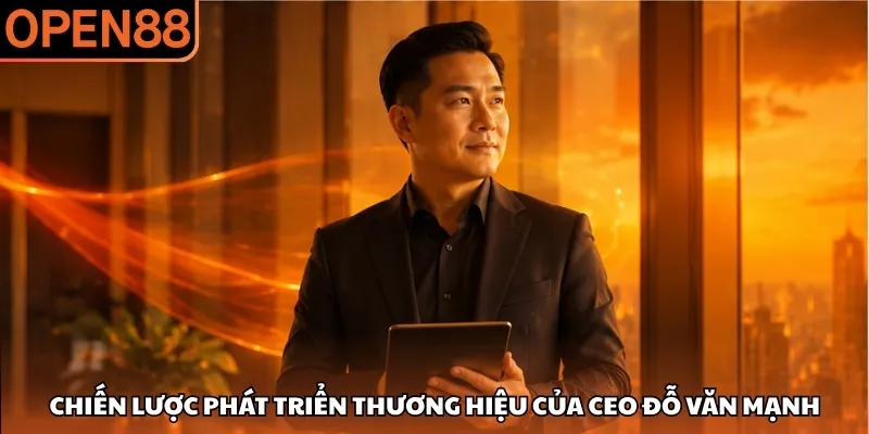 Chiến lược phát triển thương hiệu của CEO Đỗ Văn Mạnh