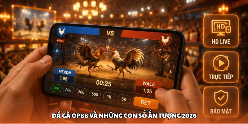 Đá gà OP88 và những con số ấn tượng 2026