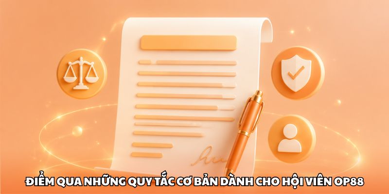 Điểm qua những quy tắc cơ bản dành cho hội viên OP88