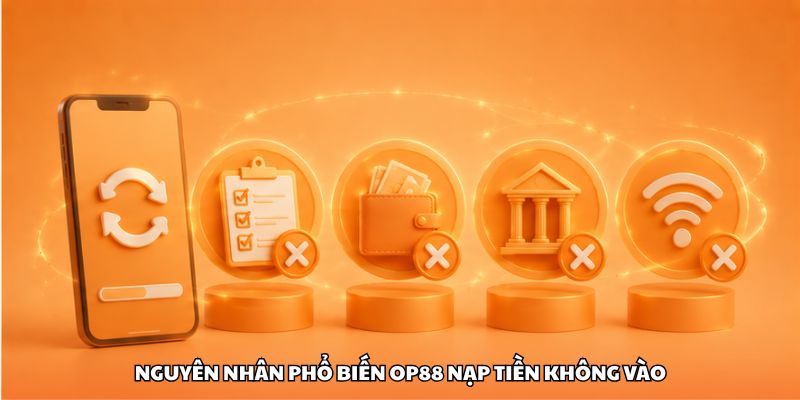 Nguyên nhân phổ biến OP88 nạp tiền không vào