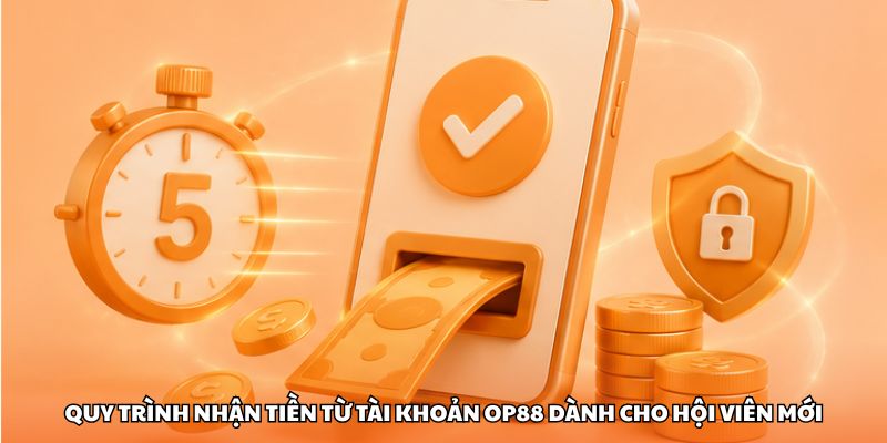 Quy trình nhận tiền từ tài khoản OP88 dành cho hội viên mới